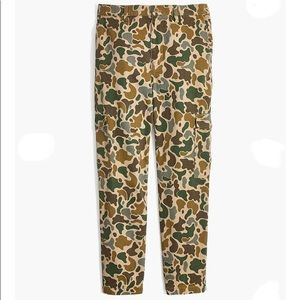 Madewell - camo high-rise cargo pants